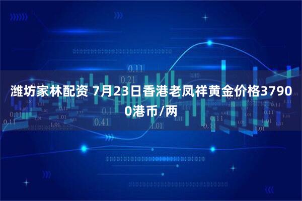 潍坊家林配资 7月23日香港老凤祥黄金价格37900港币/两